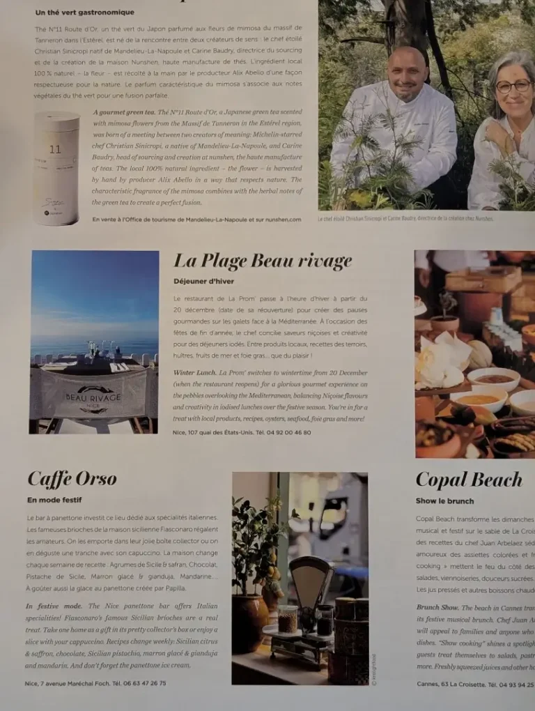 En Mode Festif - Caffé Orso Nice